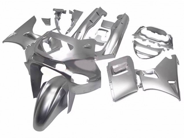 Erschwingliche Kawasaki ZZR400 Motorrad Verkleidung 1993-2007 - Silber