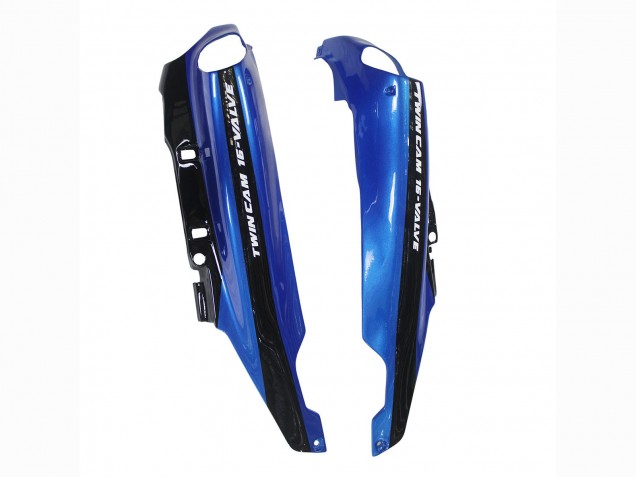 Erschwingliche Kawasaki ZZR1100 Motorrad Verkleidung 1990-1992 - Blau Glanzendes Schwarz