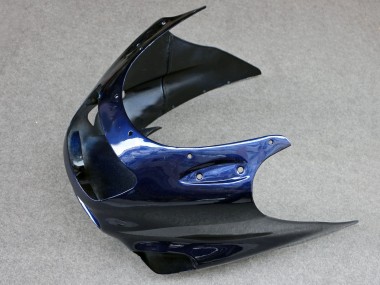 Erschwingliche Kawasaki ZZR1100 Motorrad Verkleidung 1993-2003 - Glanzendes Blau Grau