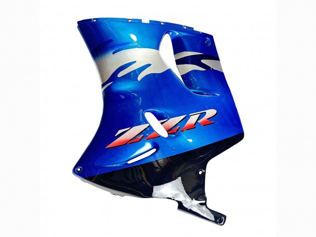 Erschwingliche Kawasaki ZZR1100 Motorrad Verkleidung 1993-2003 - Blau Silber Schwarz