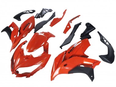 Erschwingliche Kawasaki Versys 650 Motorrad Verkleidung 2015-2021 - Rot Matt Schwarz