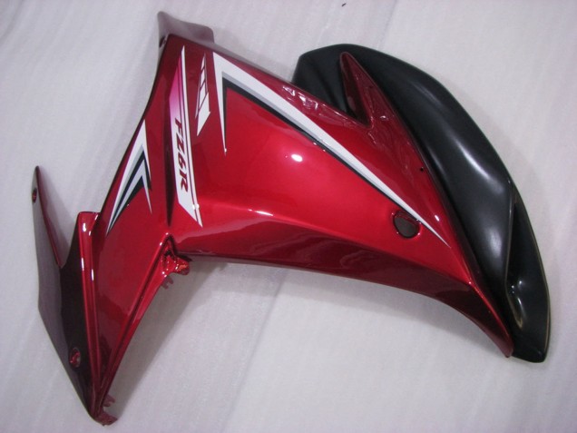 Erschwingliche Yamaha FZ6R Motorrad Verkleidung 2009-2015 - Rot Weiss Schwarz