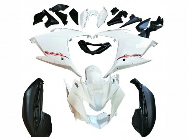 Erschwingliche Yamaha FZ6R Motorrad Verkleidung 2009-2015 - Weiss Schwarz Rot