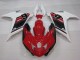 Erschwingliche Yamaha FZ6R Motorrad Verkleidung 2009-2015 - Rot Weiss Schwarz 6