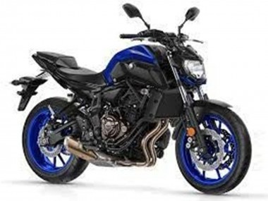 Erschwingliche Yamaha MT07/FZ07 Motorrad Verkleidung 2012-2017 - Blau Schwarz