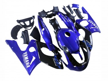 Erschwingliche Yamaha YZF600R Thundercat Motorrad Verkleidung 1996-2007 - Blau Glanzendes Schwarz