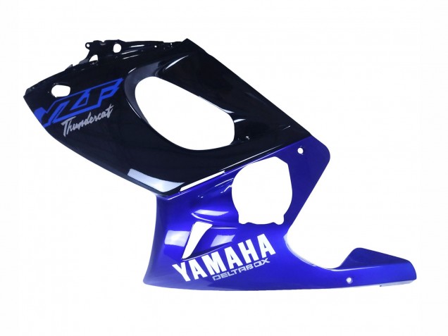 Erschwingliche Yamaha YZF600R Thundercat Motorrad Verkleidung 1996-2007 - Blau Glanzendes Schwarz