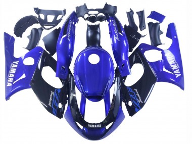 Erschwingliche Yamaha YZF600R Thundercat Motorrad Verkleidung 1996-2007 - Blau Glanzendes Schwarz