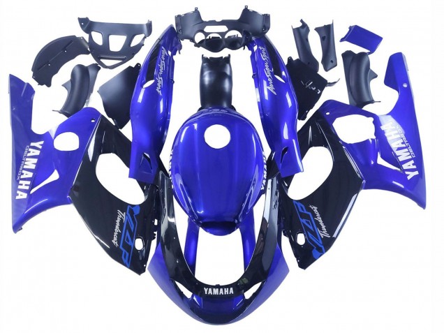 Erschwingliche Yamaha YZF600R Thundercat Motorrad Verkleidung 1996-2007 - Blau Glanzendes Schwarz