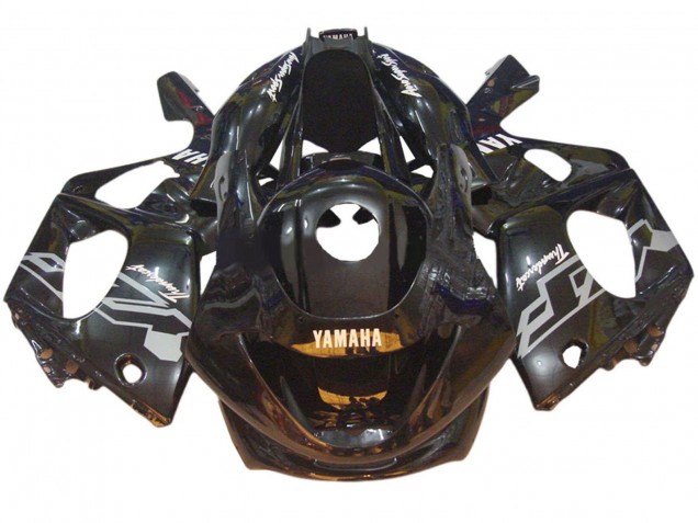 Erschwingliche Yamaha YZF600R Thundercat Motorrad Verkleidung 1996-2007 - Glanzendes Schwarz Chameleon