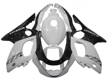 Erschwingliche Yamaha YZF600R Thundercat Motorrad Verkleidung 1996-2007 - Weiss Schwarz