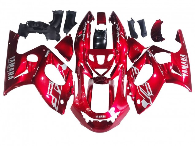 Erschwingliche Yamaha YZF600R Thundercat Motorrad Verkleidung 1996-2007 - Rot Weiss Thunderace