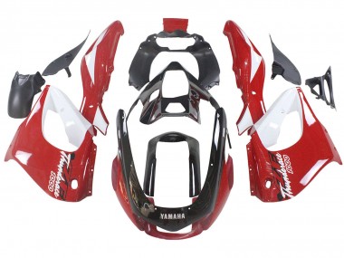 Erschwingliche Yamaha YZF 1000R Thunderace Motorrad Verkleidung Kit 1997-2007 - Rot Schwarz Weiss Thunderace