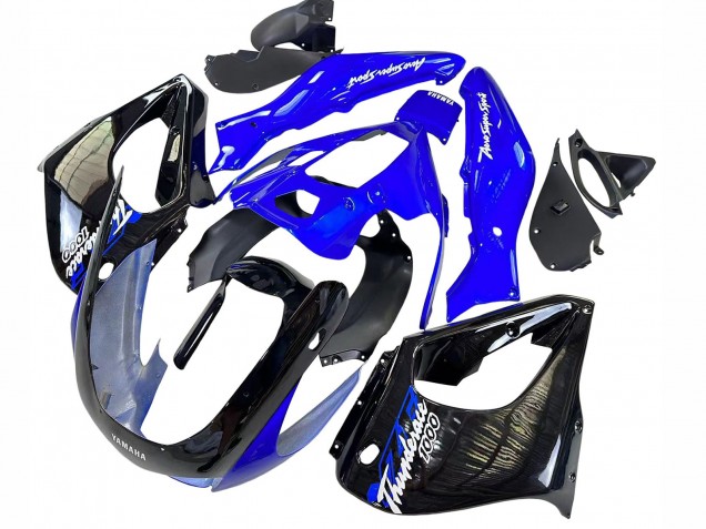 Erschwingliche Yamaha YZF 1000R Thunderace Motorrad Verkleidung 1997-2007 - Blau Schwarz Thunderace