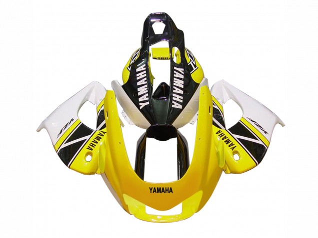Erschwingliche Yamaha YZF 1000R Thunderace Motorrad Verkleidung 1997-2007 - Weiss Schwarz Gelb