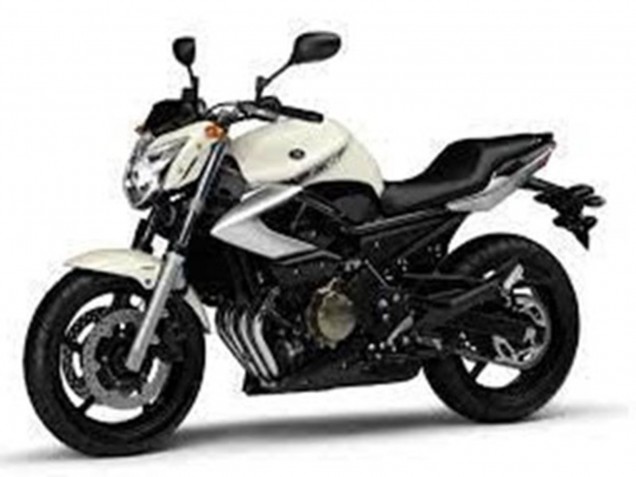 Erschwingliche Yamaha XJ6 Motorrad Verkleidung 2009-2012 - Weiss Silber Schwarz
