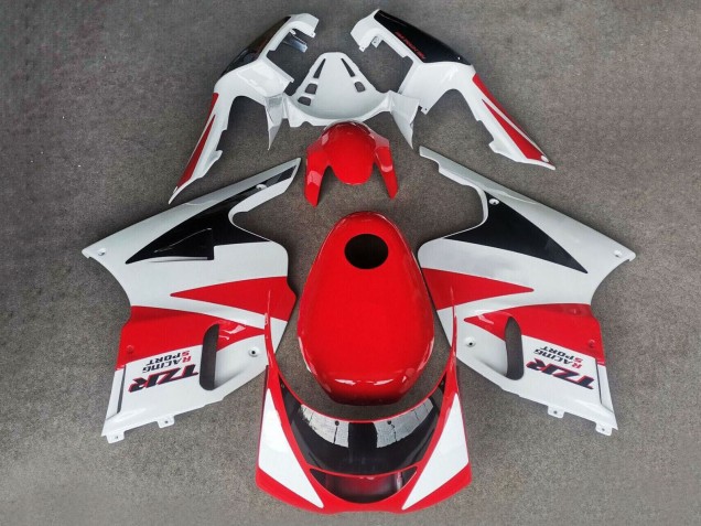 Erschwingliche Yamaha TZR250 3XV Motorrad Verkleidung 1991-1994 - Weiss Rot Schwarz Rennen