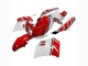 Erschwingliche Yamaha RZV500 / RD500 Motorrad Verkleidung 1985-1987 - Weiss Rot Schwarz