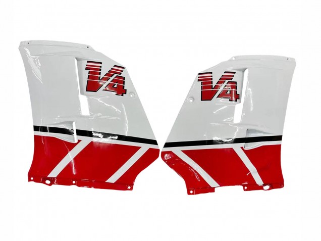 Erschwingliche Yamaha RZV500 / RD500 Motorrad Verkleidung 1985-1987 - Weiss Rot Schwarz