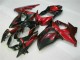 Erschwingliche Suzuki GSXR 1000 Motorrad Verkleidung 2009-2016 - Rot Glanzendes Schwarz