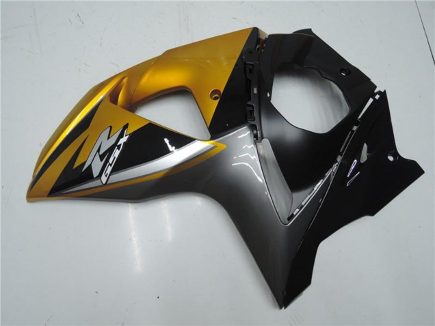 Erschwingliche Suzuki GSXR 1000 Motorrad Verkleidung 2009-2016 - Gold Matt Schwarz