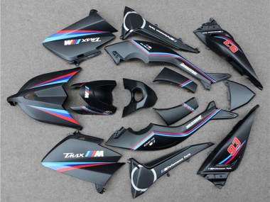 Erschwingliche Yamaha TMAX530 Motorrad Verkleidung 2012-2014 - Matt Schwarz Rot Blau 93