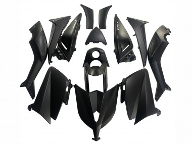 Erschwingliche Yamaha TMAX530 Motorrad Verkleidung 2012-2014 - Matt Schwarz
