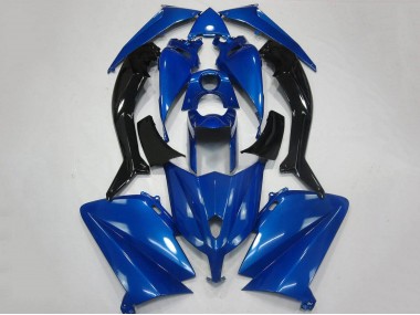 Erschwingliche Yamaha TMAX530 Motorrad Verkleidung 2012-2014 - Blau Schwarz