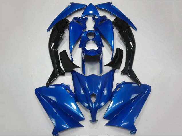 Erschwingliche Yamaha TMAX530 Motorrad Verkleidung 2012-2014 - Blau Schwarz