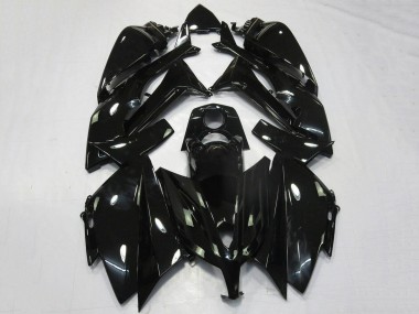 Erschwingliche Yamaha TMAX530 Motorrad Verkleidung 2012-2014 - Glanzendes Schwarz