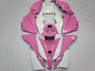 Erschwingliche Yamaha TMAX530 Motorrad Verkleidung 2012-2014 - Rosa Weiss