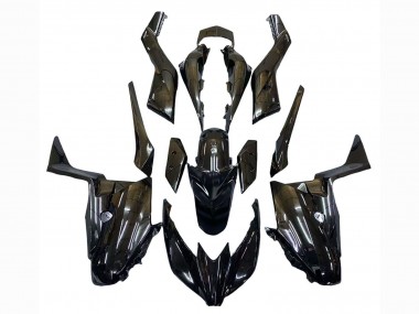 Erschwingliche Yamaha XMAX300 Motorrad Verkleidung 2017-2021 - Glanzendes Schwarz