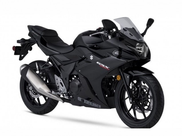 Erschwingliche Suzuki GSX250R Motorrad Verkleidung 2017-2020 - Matt Schwarz