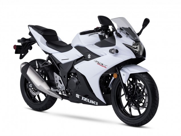 Erschwingliche Suzuki GSX250R Motorrad Verkleidung Kit 2017-2020 - Weiss Schwarz