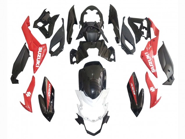 Erschwingliche Suzuki GSX-S 750 Motorrad Verkleidung 2017-2022 - Rot Weiss