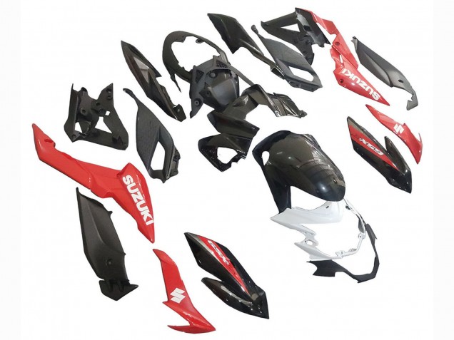 Erschwingliche Suzuki GSX-S 750 Motorrad Verkleidung 2017-2022 - Rot Weiss