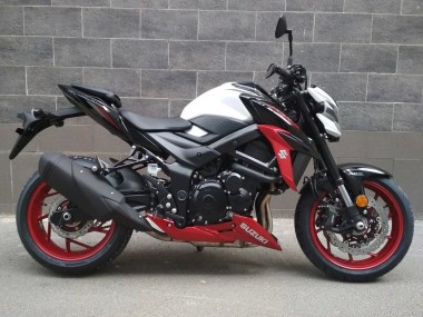 Erschwingliche Suzuki GSX-S 750 Motorrad Verkleidung 2017-2022 - Rot Weiss