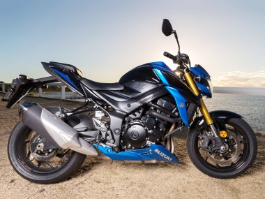 Erschwingliche Suzuki GSX-S 750 Motorrad Verkleidung Kit 2017-2022 - Blau Schwarz