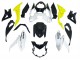 Erschwingliche Suzuki GSX-S 750 Motorrad Verkleidung 2017-2022 - Weiss Gelb