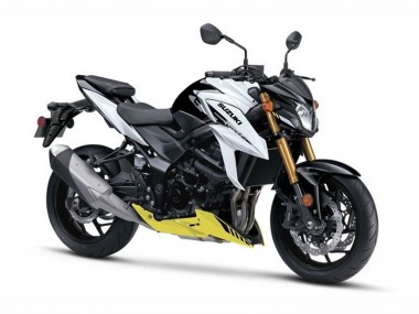 Erschwingliche Suzuki GSX-S 750 Motorrad Verkleidung 2017-2022 - Weiss Gelb