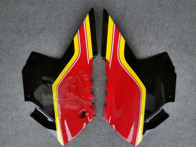 Erschwingliche Suzuki RG400 RG500 RG400/500 Motorrad Verkleidung 1984-1987 - Rot Gelb Schwarz 7