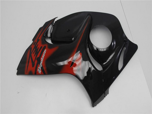 Erschwingliche Suzuki GSXR 1300 Hayabusa Motorrad Verkleidung 2008-2020 - Glanzendes Schwarz Rot
