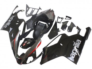 Erschwingliche Aprilia RSV1000 Motorrad Verkleidung 2003-2006 - Glanzendes Schwarz Grau Rot
