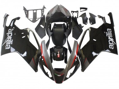 Erschwingliche Aprilia RSV1000 Motorrad Verkleidung 2003-2006 - Glanzendes Schwarz Grau Rot