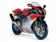 Erschwingliche Aprilia RSV1000 Motorrad Verkleidung 2003-2006 - Weiss Rot Schwarz