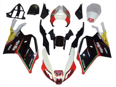 Erschwingliche Aprilia RSV1000 Motorrad Verkleidung 2003-2006 - Weiss Schwarz Rot Gelb 58