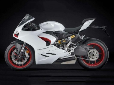 Erschwingliche Ducati Panigale V2 Motorrad Verkleidung 2020-2024 - Weiss Rot Matt Schwarz