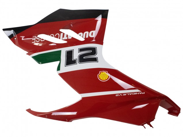 Erschwingliche Ducati Panigale V2 Motorrad Verkleidung 2020-2024 - Weiss Rot Grun Matt Schwarz Corse 21