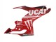 Erschwingliche Ducati Panigale V2 Motorrad Verkleidung 2020-2024 - Rot Glanzendes Schwarz Monster Corse
