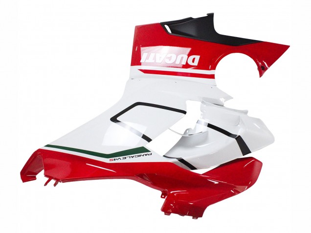 Erschwingliche Ducati Panigale V4 V4S Motorrad Verkleidung 2018-2019 - Weiss Rot Matt Schwarz